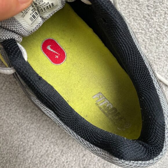 Nike Zoom Flywire Structure 14 Running Shoes Mens 11.5 Silver Gray Athletic Gym - Picture 8 of 16